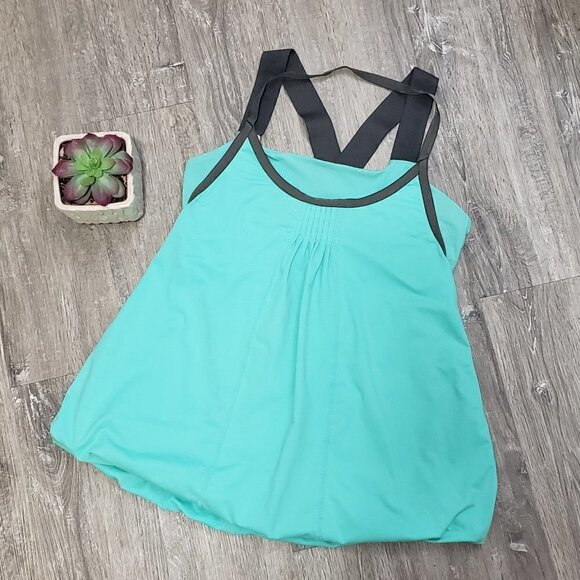 Lululemon * Awareness Tank * Mint Green Aqua * 8 - Picture 1 of 9